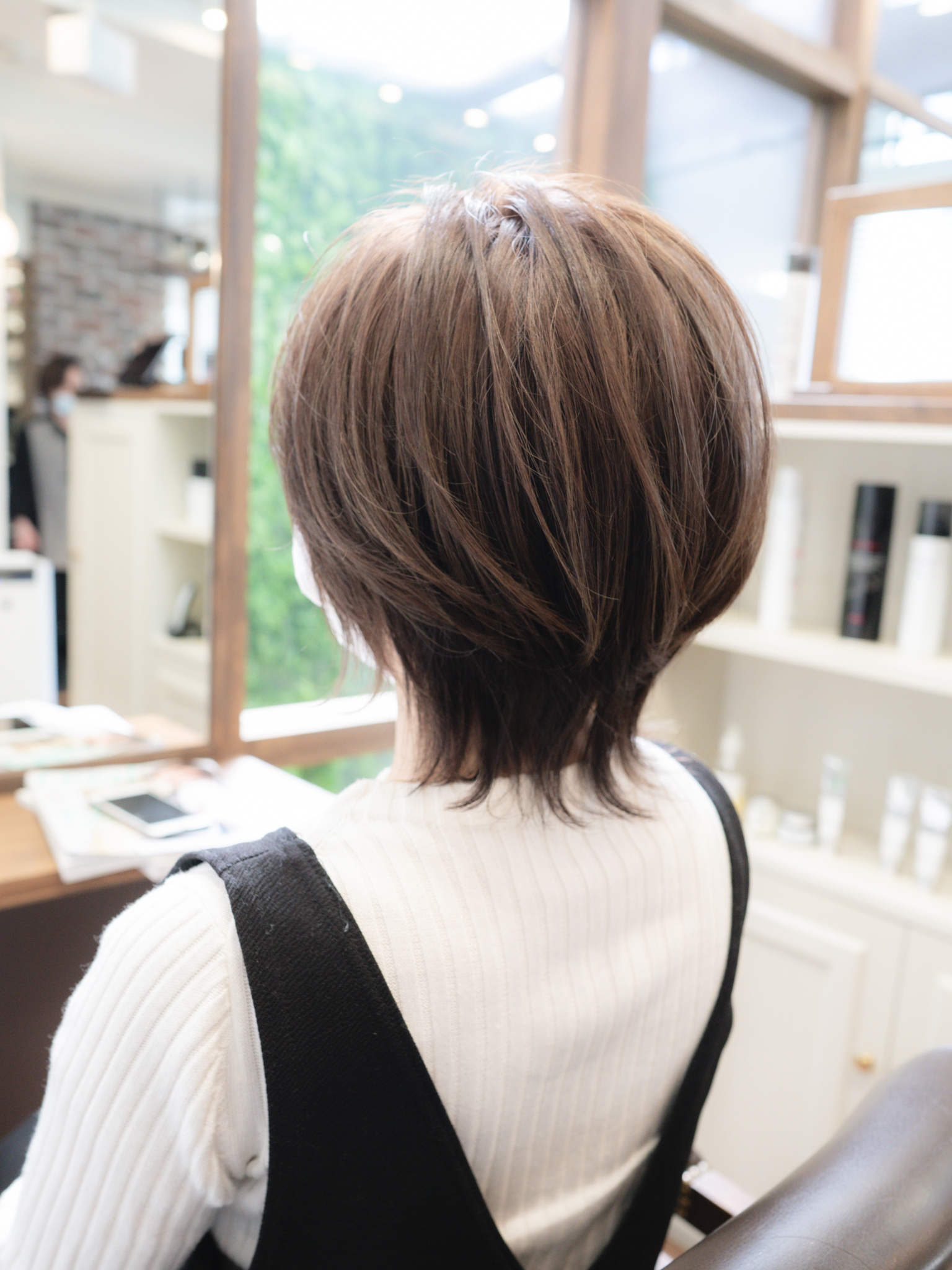 Style 毛先ハネさせショートウルフ 鳥取市の美容室ステラ Stella Premium Hair